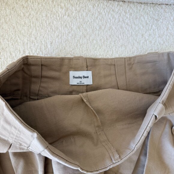 NWOT Aritzia SUNDAY BEST Rider Slim-Fit Mid-Rise Pleated Micro Skirt SZ 00 - Picture 3 of 4